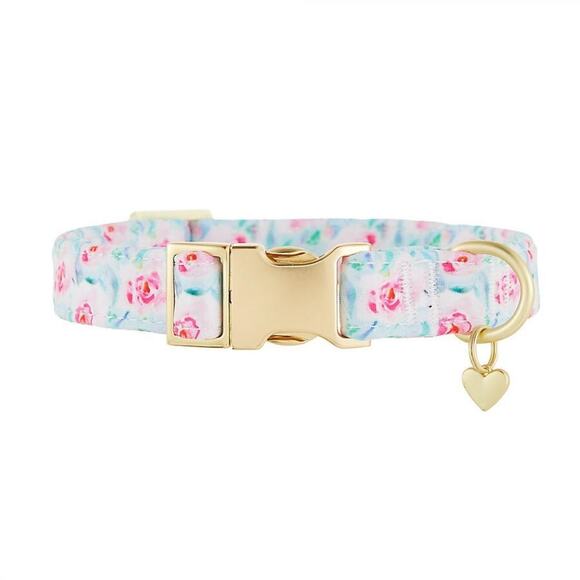 Top Paw Pink Rose Comfort Neoprene Dog Collar X-Large Adjustable Floral XL‎ - Picture 2 of 5